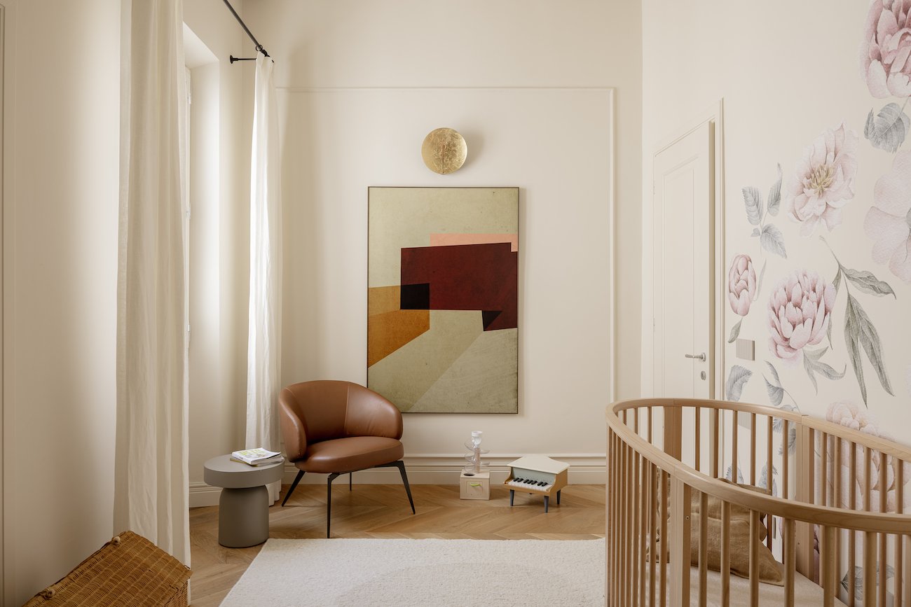 Casa A Florence Interior Design nursery room