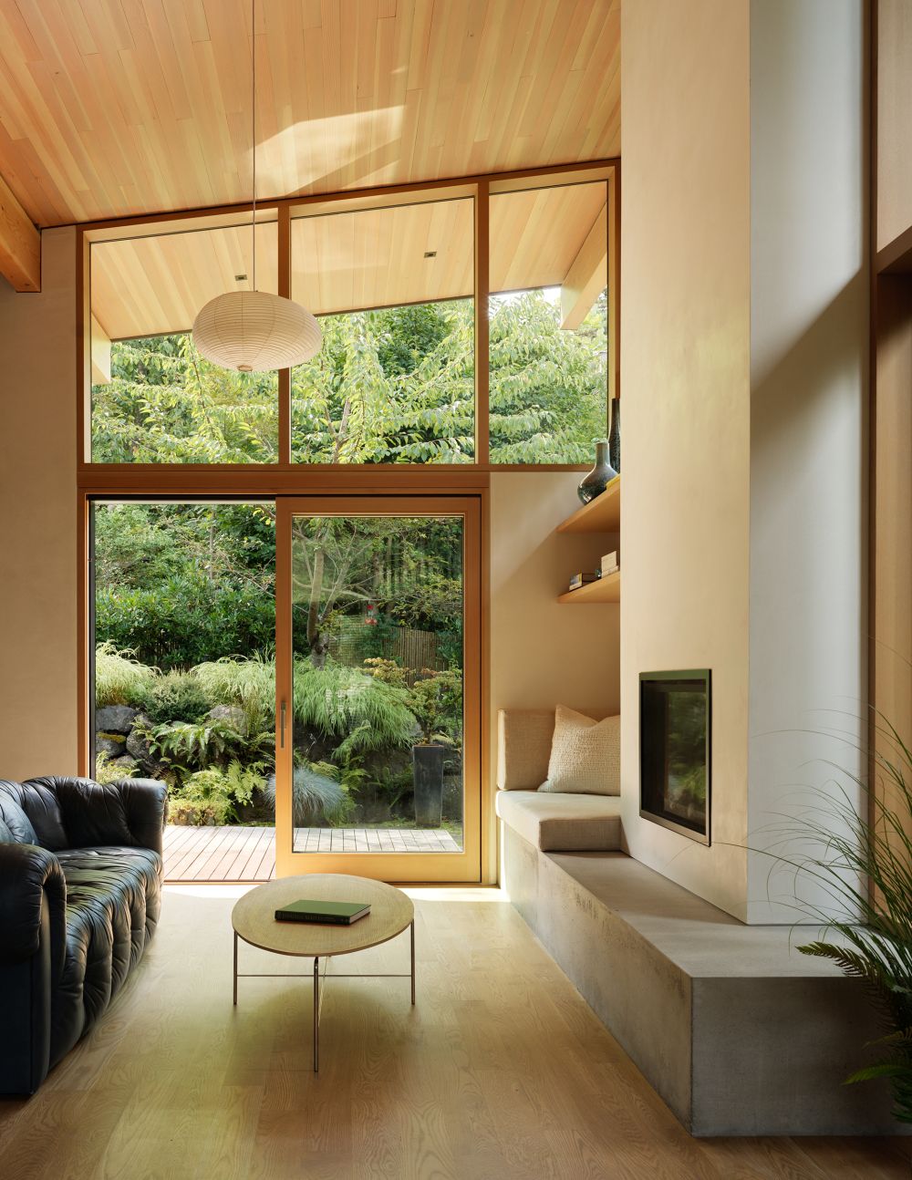 In Kind House Seattle Washington GOC team fireplace