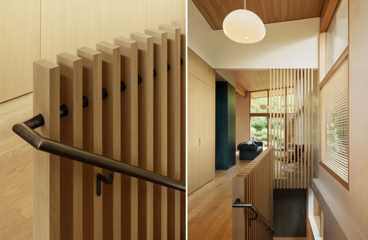 In Kind House Seattle Washington GOC team staircase balustrade