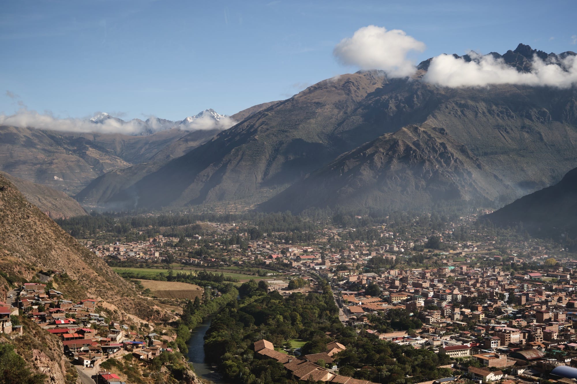 a view of peru's sacred valley